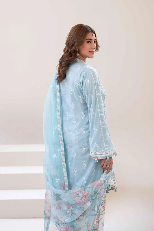 Three-Piece Unstitched Embroidered Lawn – ADN04