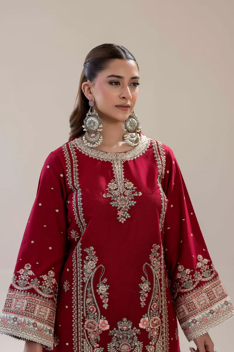 Luxe Pret two piece embroidered AD12