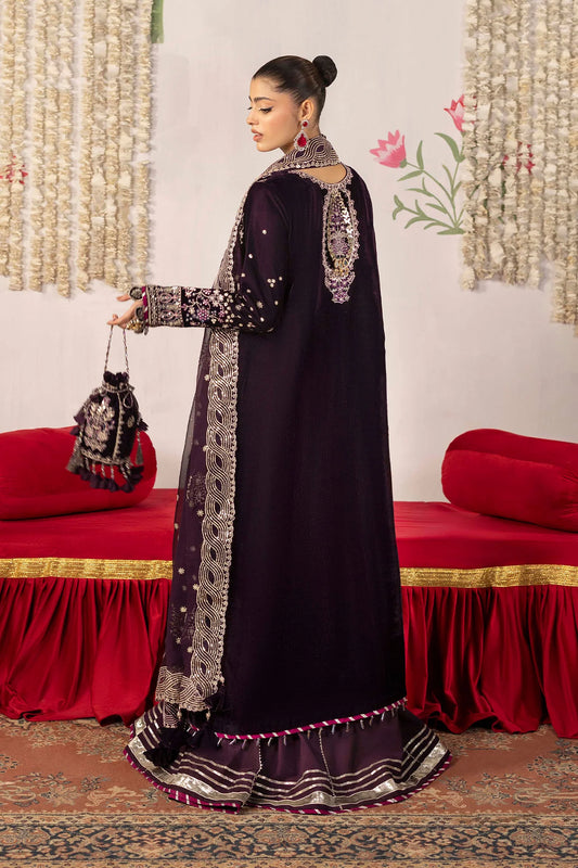 3 piece - unstitched embroidered valvet