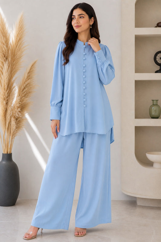 Co-Ord Set in Turkish Butter Georgette D11