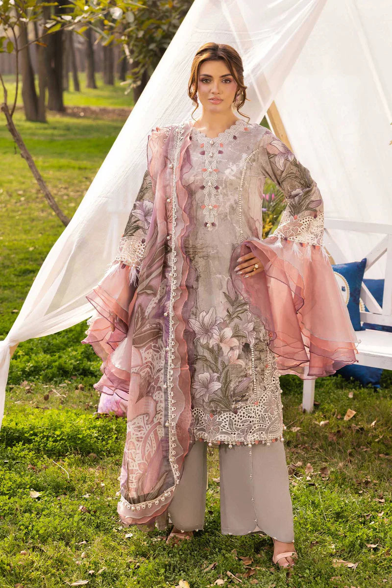 Three-Piece Unstitched Embroidered Lawn – ADN06