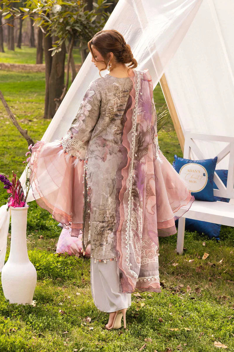 Three-Piece Unstitched Embroidered Lawn – ADN06