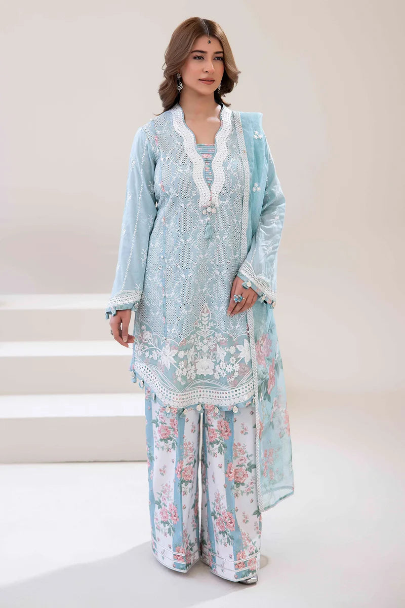 Three-Piece Unstitched Embroidered Lawn – ADN04