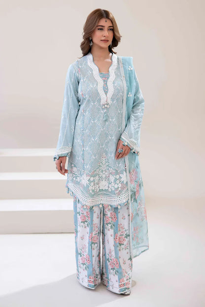 Three-Piece Unstitched Embroidered Lawn – ADN04