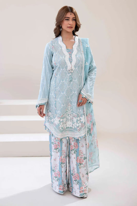 Three-Piece Unstitched Embroidered Lawn – ADN04