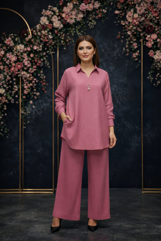 Co-Ord Set in Turkish Butter Textured Georgette