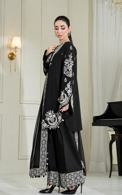 Three-Piece Stitched Embroidered Cambric Cotton– HR07