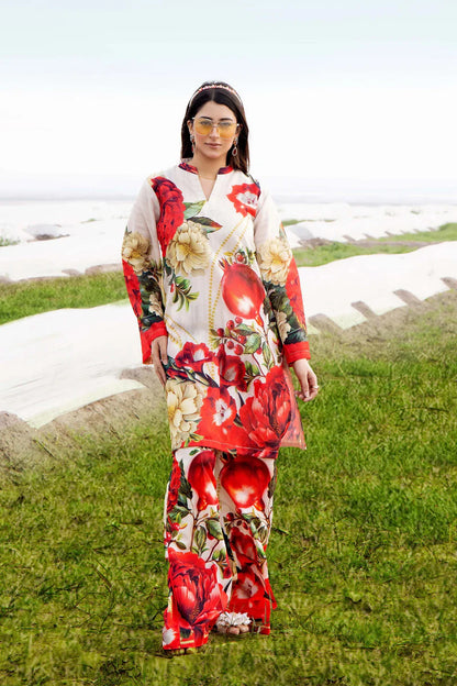 Lawn Coord Set 2-Piece Outfit - AD04