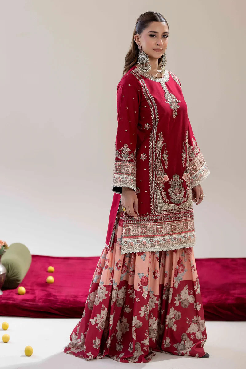 Luxe Pret two piece embroidered AD12
