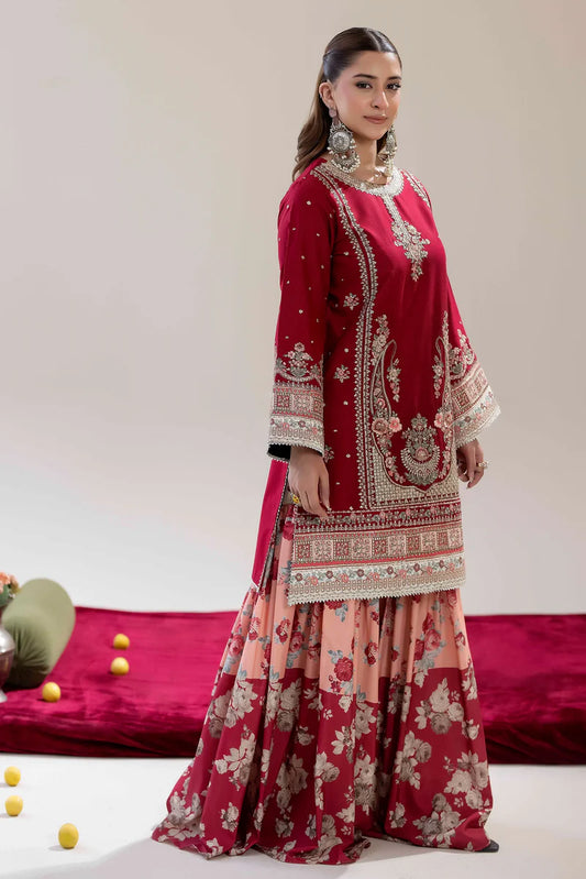 Luxe Pret two piece embroidered AD12
