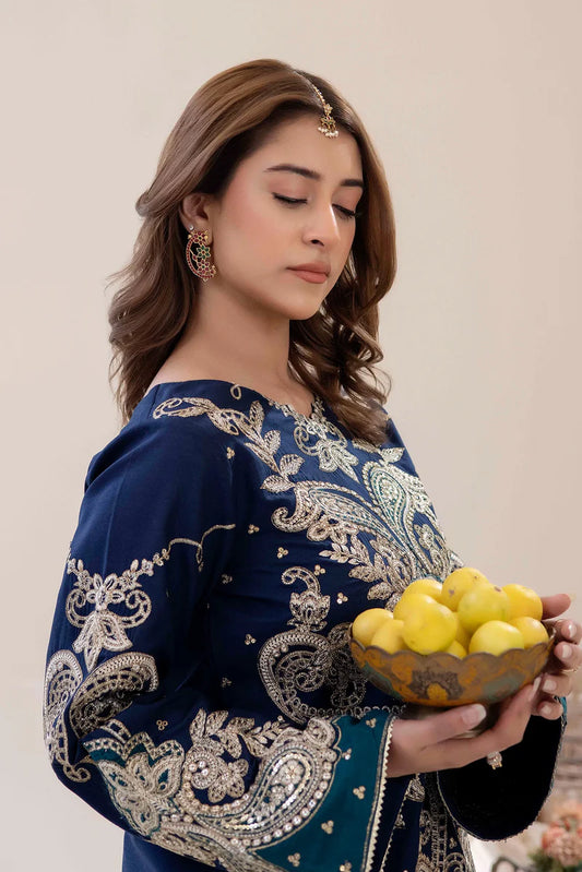 Luxe Pret two piece embroidered AD06
