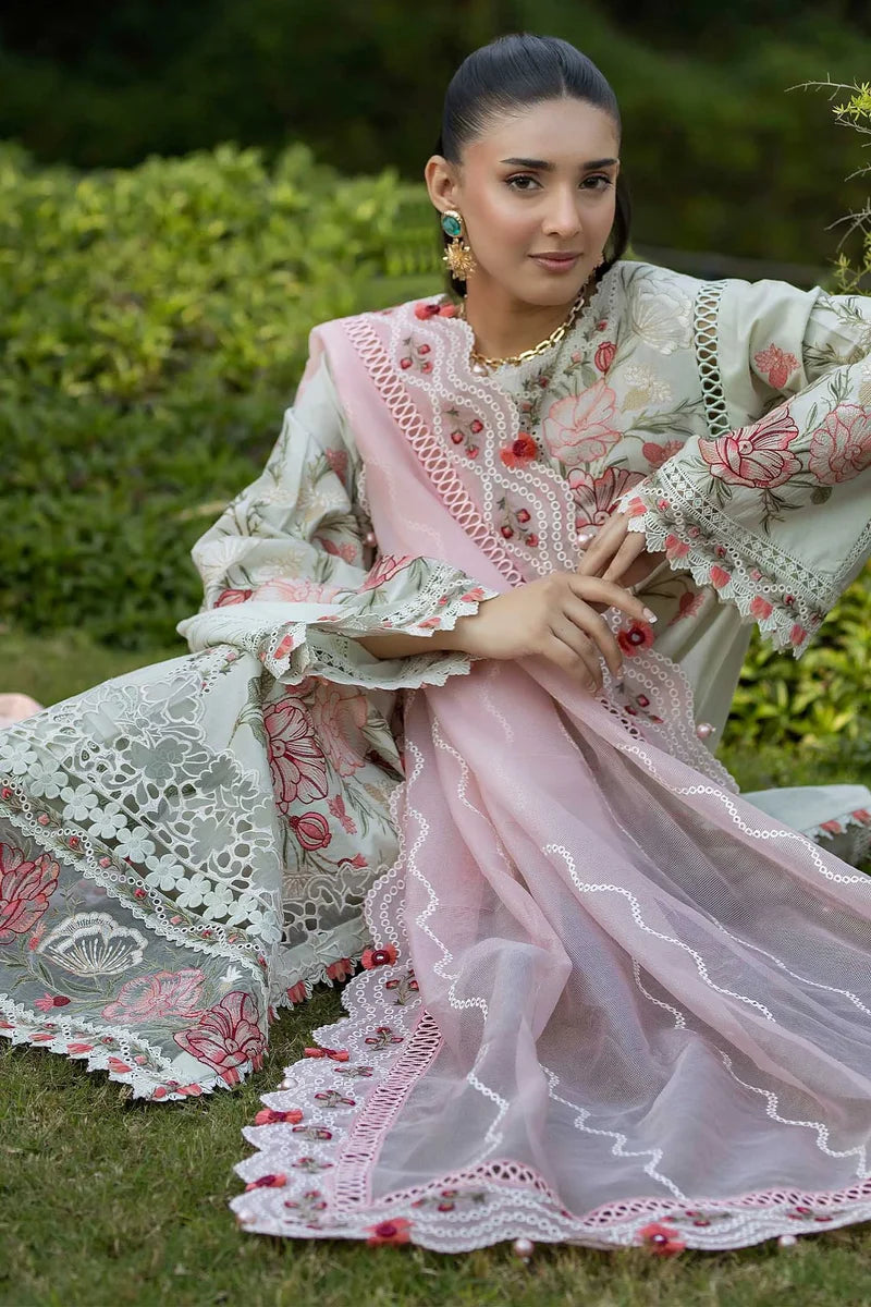 Festive Stitched Embroidered Lawn 3-Piece- ADN10