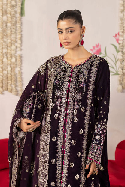 3 piece - unstitched embroidered valvet