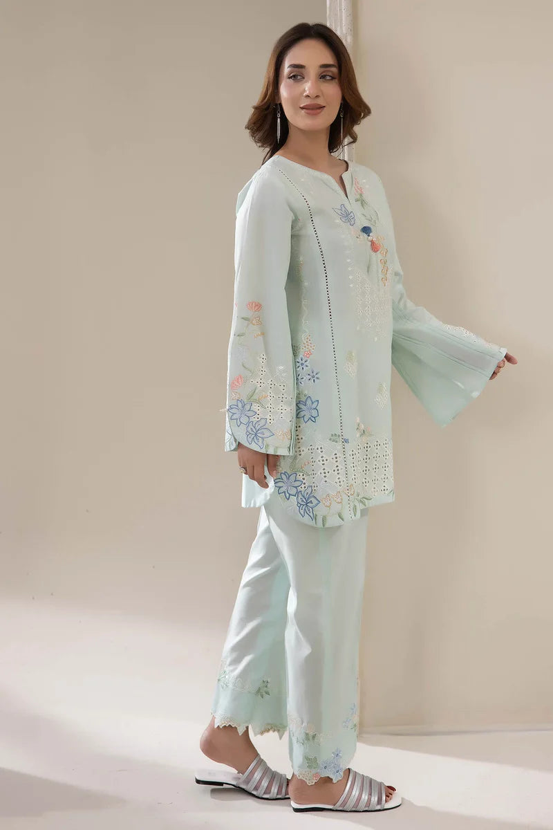 Lawn Coord Set 2-Piece Outfit - AD09