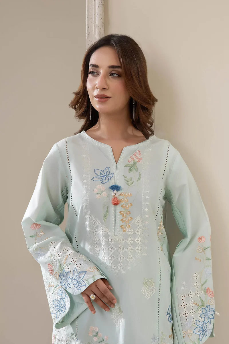 Lawn Coord Set 2-Piece Outfit - AD09
